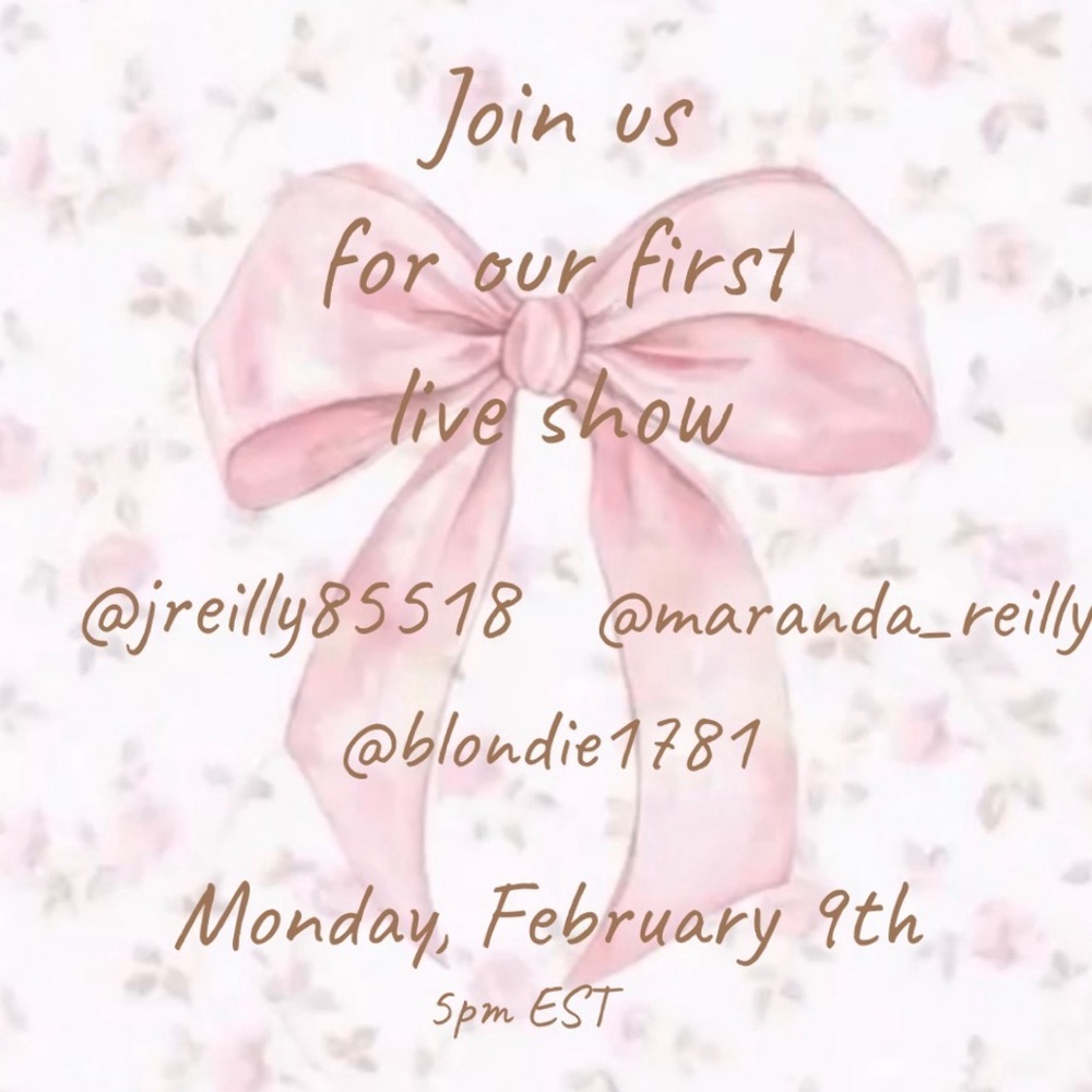 Join us for our first posh show!🛍️🛒